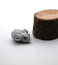 small glass mouse keepsake figure