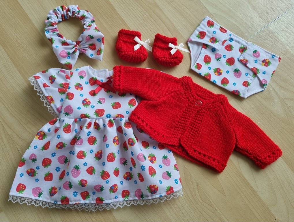 12 inch Dolls 5 Piece Strawberries Set (107)