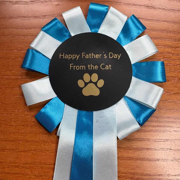 Happy Father's Day Rosette