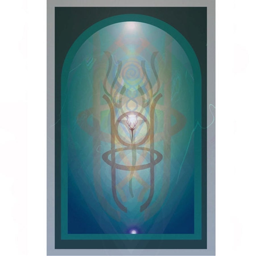 Original Print - Tree Mandala of Transcendence