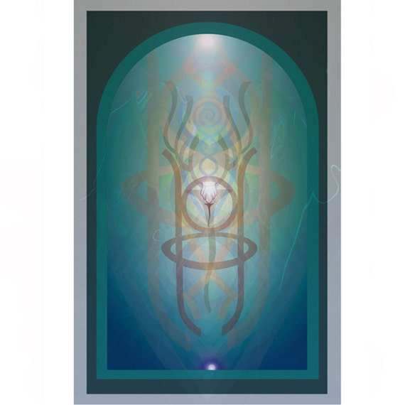 Original Print - Tree Mandala of Transcendence