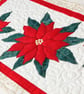  Poinsettia Pattern Runner Quilt  - Image 5