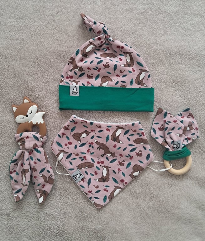 Brave Fox Gift Set-Pink