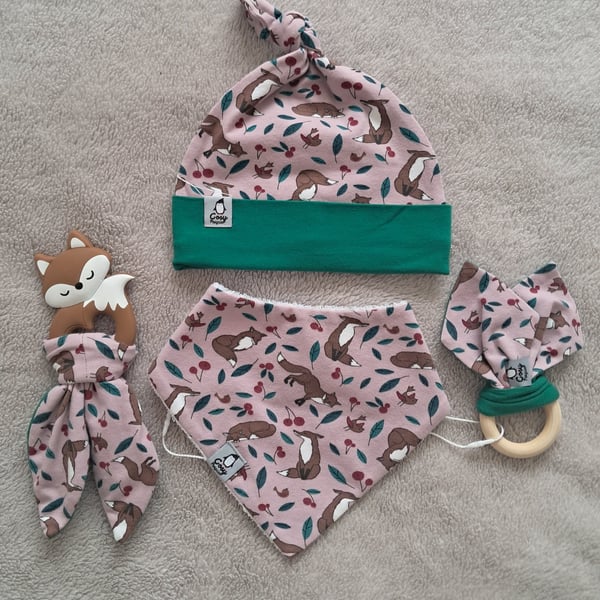 Brave Fox Gift Set-Pink