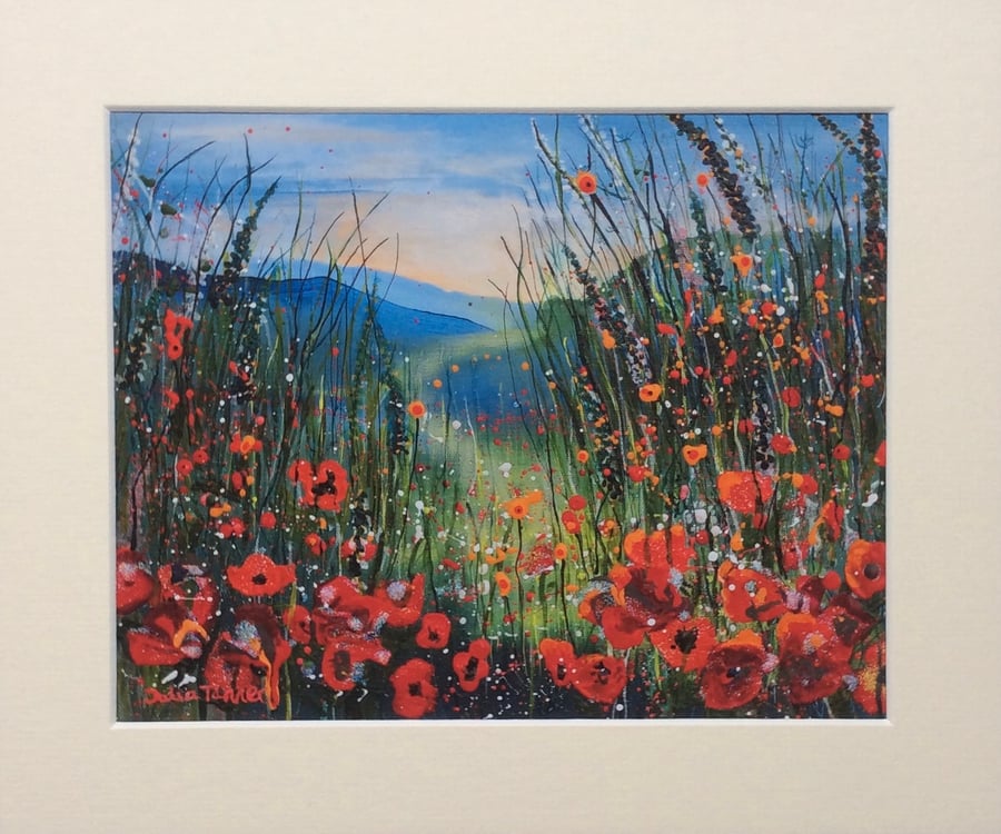 'Poppies' - Fine Art Giclee Print