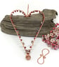 Heart Decoration, Copper Heart, Gift for Her,   - Image 2