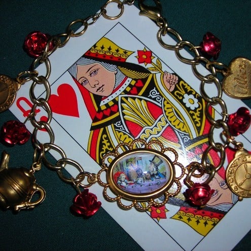 Alice in Wonderland Charm Bracelet