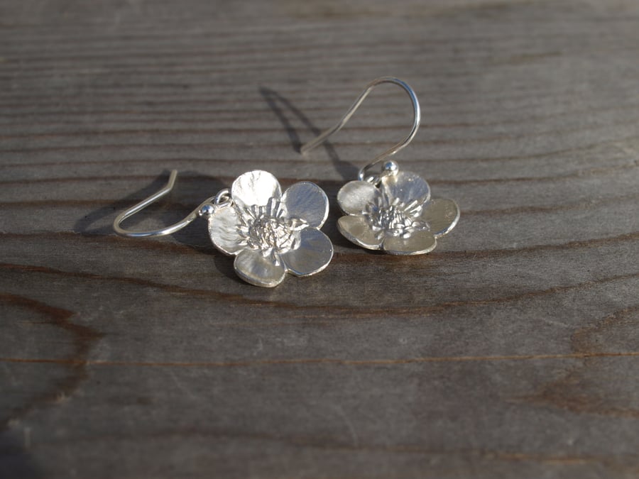 Buttercup Earrings Silver