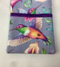 Hummingbird phone case, Birds pouch, Detachable strap, Handmade - Image 3