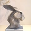 Hare sketch sculpture
