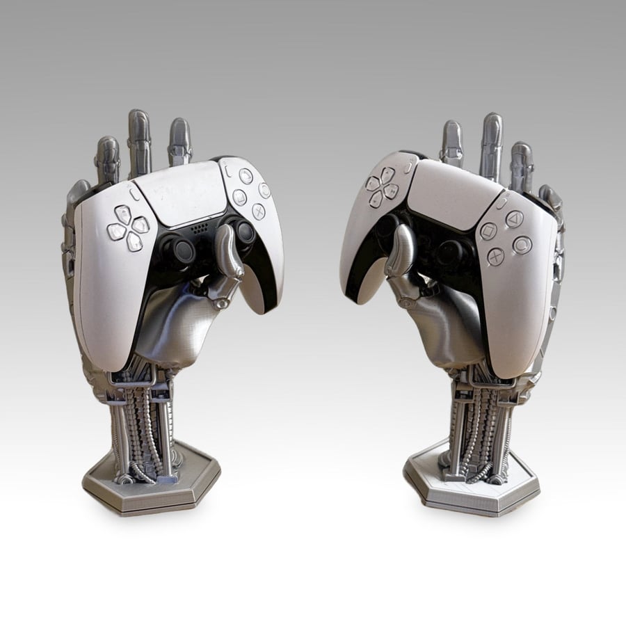 Robot Hand Game Controller Holder - 3D Printed