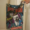 joker and batman tote bag