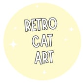 Retro Cat Art