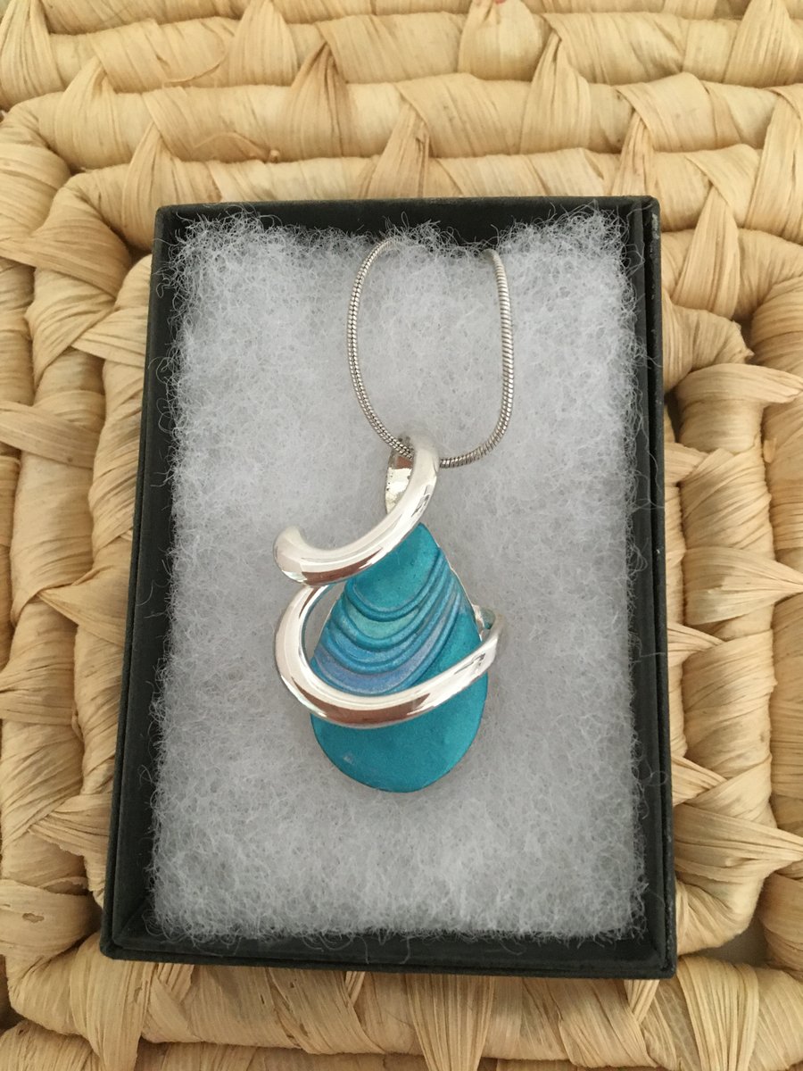 Handcrafted Wave Pendant