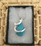 Handcrafted Wave Pendant - Image 1