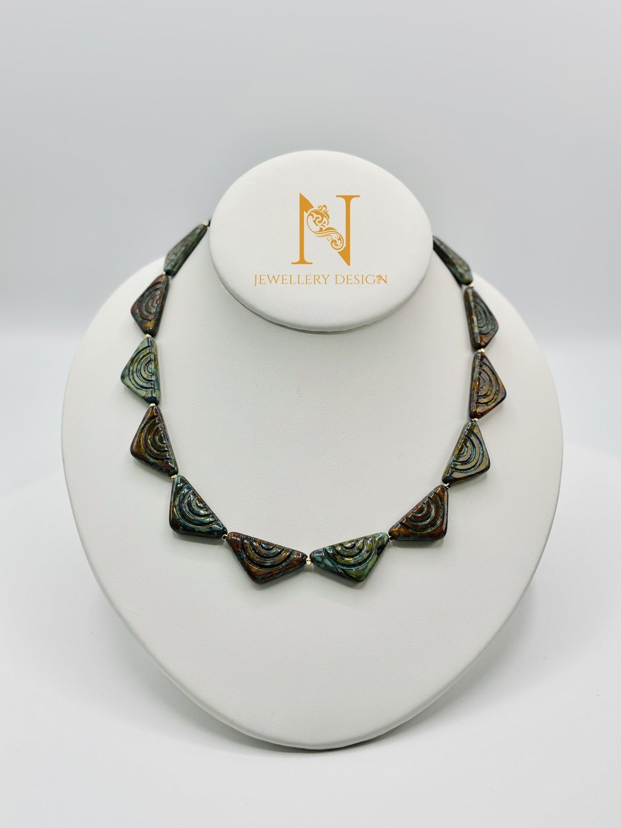 Picasso Triangle Statement Necklace