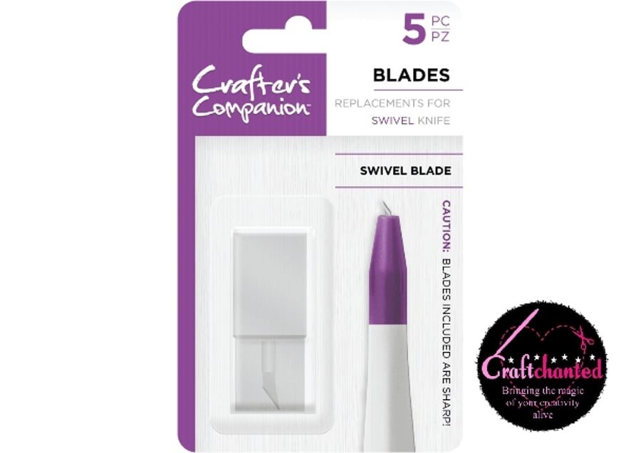 Crafter's Companion - Knife Replacement Blades - Swivel