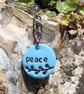 Peace Mini Pebble Keyring - Image 5