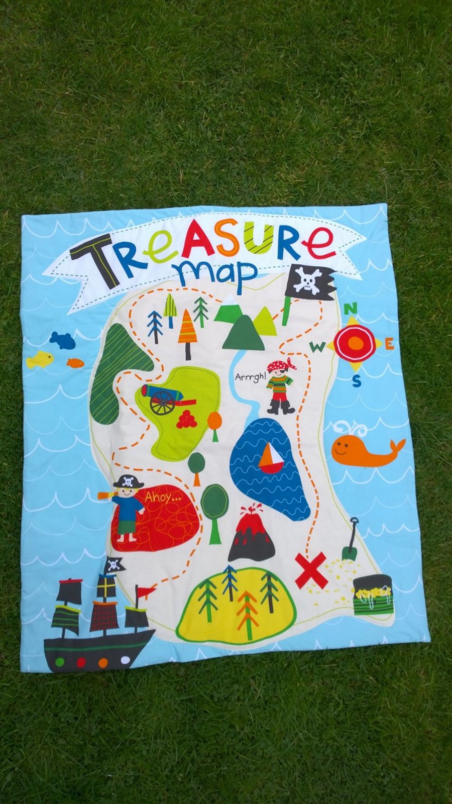 Treasure Map quilt SALE
