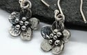 Drop dangle Earrings Sterling Silver