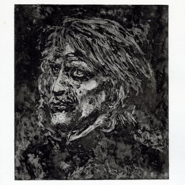 Kinski, Aquatint Etching Print, Signed & Numbered (Framed or Unframed)