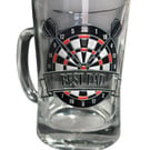 Father's Day Best Dad Beer Glass Tankard Dart Board Birthday Christmas Gift
