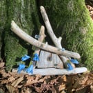 Driftwood Fairy Door One-Of-A-Kind Shabby Chic Handmade Handcrafted 