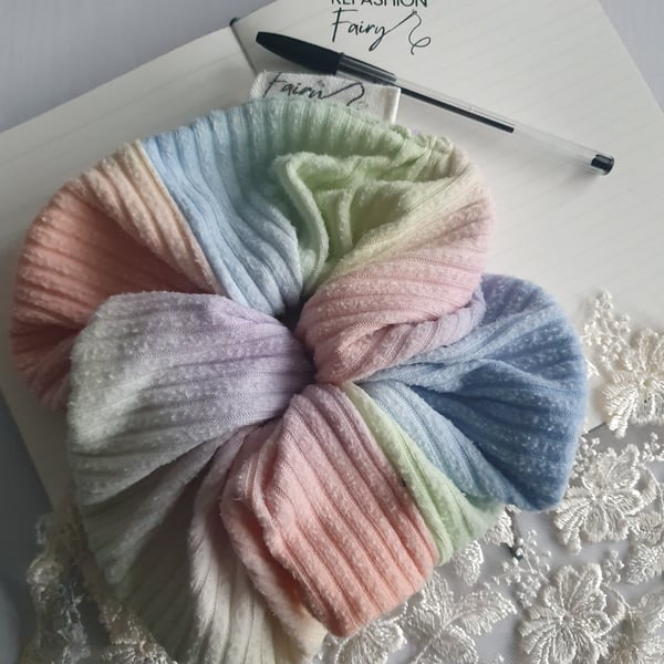 Giant Upcycled Scrunchie