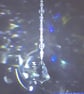 Suncatcher handmade clear hanging decoration with baroque prism - Image 3