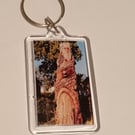 Wooden sculpture photography keyring