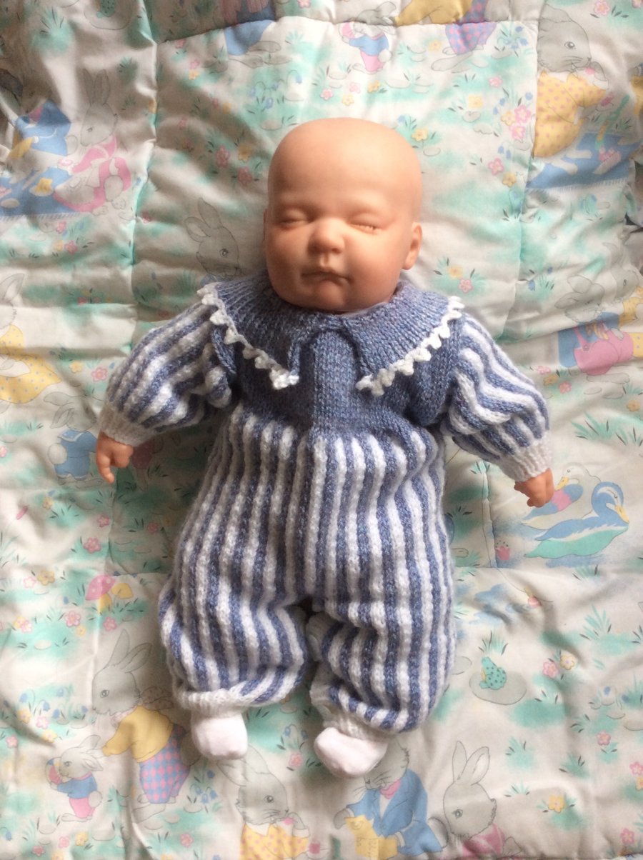 Gorgeous romper hand knitted