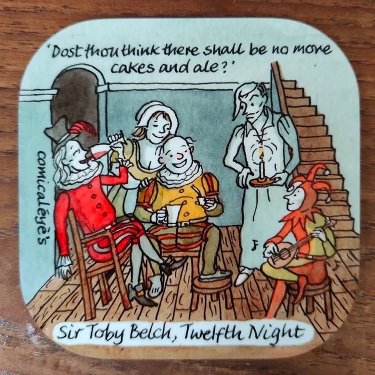 Twelfth Night coaster