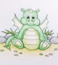 Baby Dragon Birthday Card - Image 4