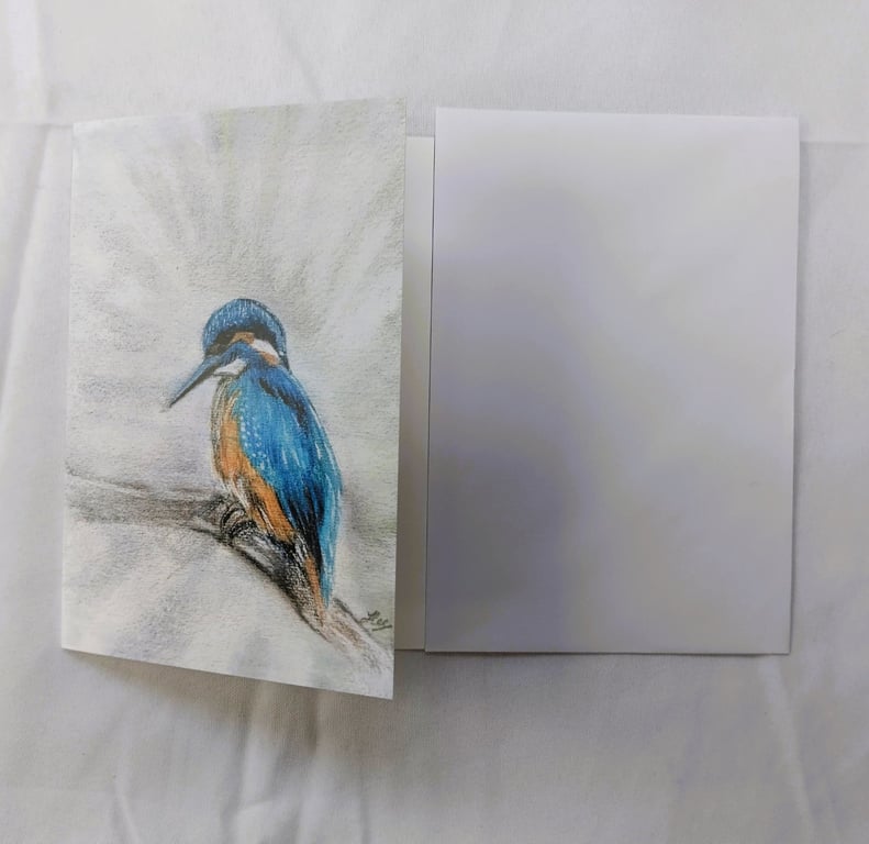 Kingfisher - Greetings Card