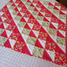 Patchwork baby quilt