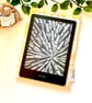 Handmade Vintage Fabric lemon Retro Floral Kindle Sleeve, E-reader pouch - Image 2