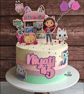 Gabby cake topper, dollhouse cake topper, mercat cake topper, Pandy cake topper - Image 3