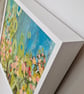 'I'm in the garden'  Original mixed medium painting  - Image 3