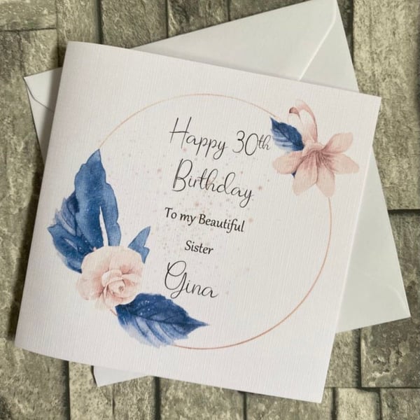 Happy Birthday Card for her, Niece,Granddaughter,sister, Daughter, Girlfriend