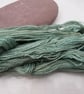 15m Natural Dye Indigo Pomegranate Pale Aqua Pure Silk Embroidery Thread - Image 2