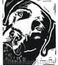 Black Labrador Dog - Original Hand Pulled Linocut Print - Image 1