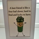 Funny Cork Characters Card – Handmade Blank Greeting Card – Cheeky Gift