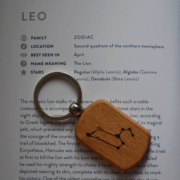 Constellation Keyring - Leo