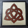 Wood veneer coaster