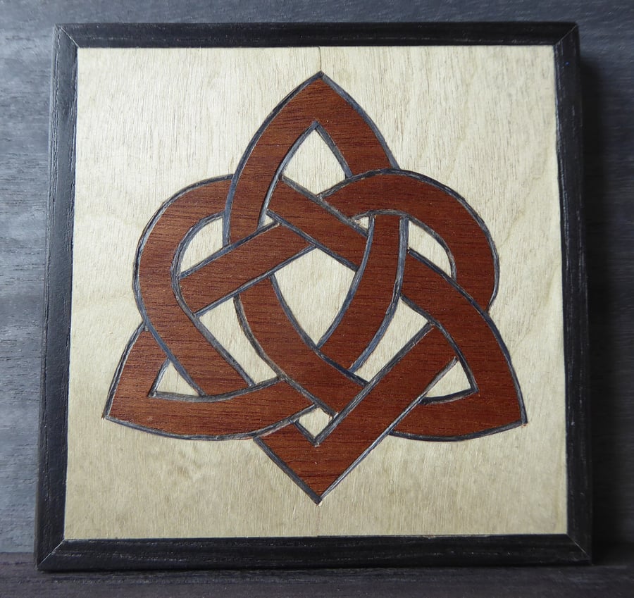 Wood veneer coaster