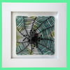 Handmade Fused Glass 'Spider' Picture