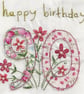 floral 90th birthday card - Image 2