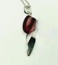 Rare Seaham Multi Silver Flower Necklace, Sterling Silver Tulip Pendant, Gift.  - Image 7