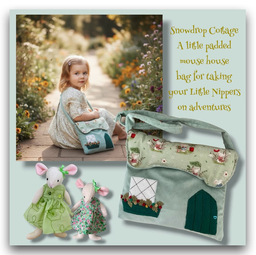 Snowdrop Cottage Over the Shoulder Bag