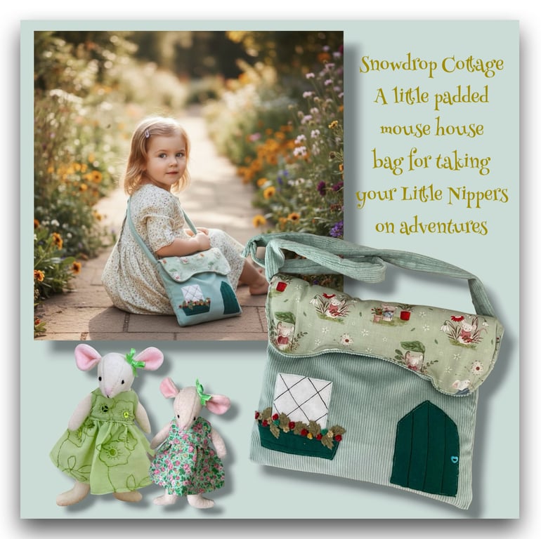 Snowdrop Cottage Over the Shoulder Bag
